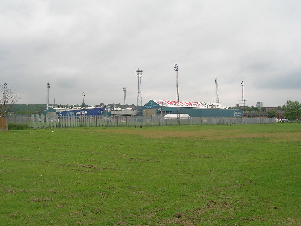 Boundary Park, where the Leeds Oldham EFL Trophy tie is played