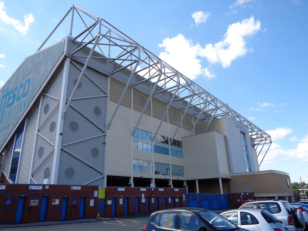 The East Stand at Elland Road, Leeds, ahead of Sunderland v Leeds