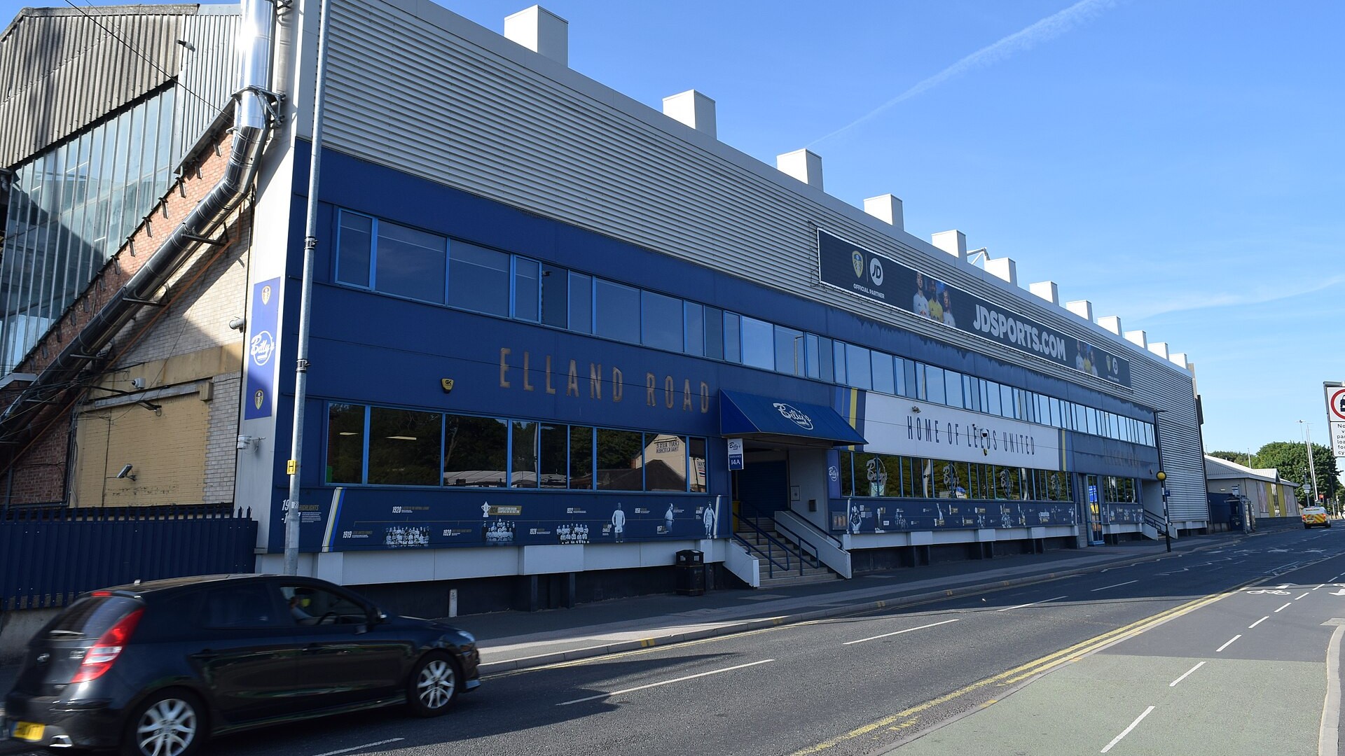 Elland Road stand in Leeds
