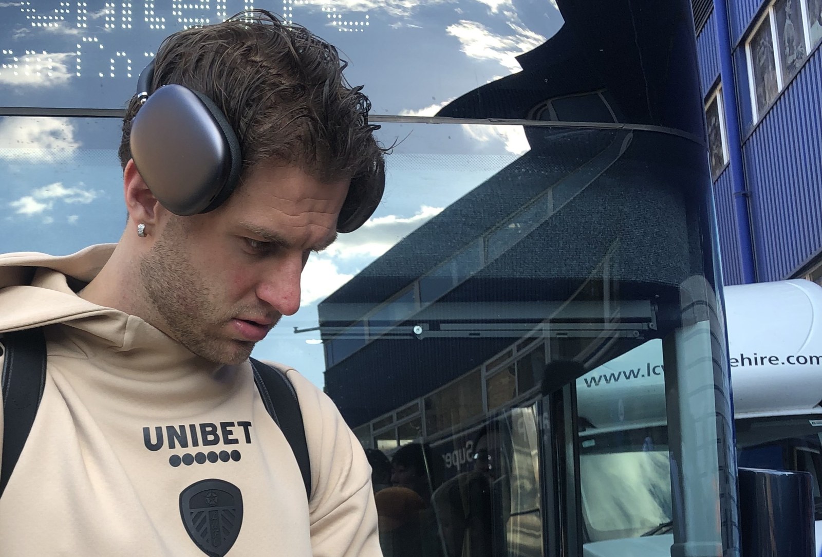 Joe Rodon, part of the Leeds Arsenal team news, after a match at Queens Park Rangers in March 2025